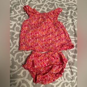 Vineyard Vines Baby Outfit- Shell Pattern 3-6 mo